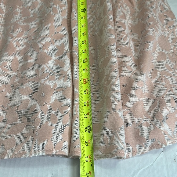 Torrid Light Pink Textured Sleeveless Dress Plus Size 24 | Fit & Flare Zip Back - Picture 11 of 14